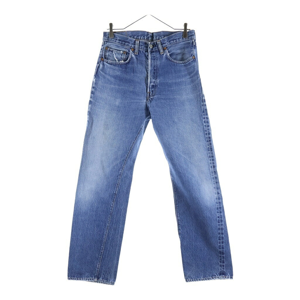 Levi's(リーバイス) 70S VINTAGE 501 66前期 ヴィンテージ スモールe 紙パッチ ボタン裏6 ボタンフライ デニム パンツ インディゴ