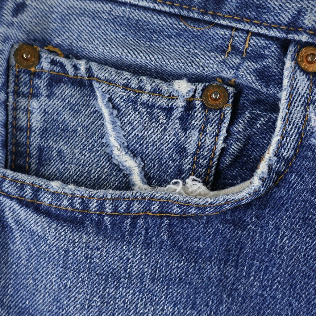 Levi's(リーバイス) 70S VINTAGE 501 66前期 ヴィンテージ スモールe 紙パッチ ボタン裏6 ボタンフライ デニム パンツ インディゴ