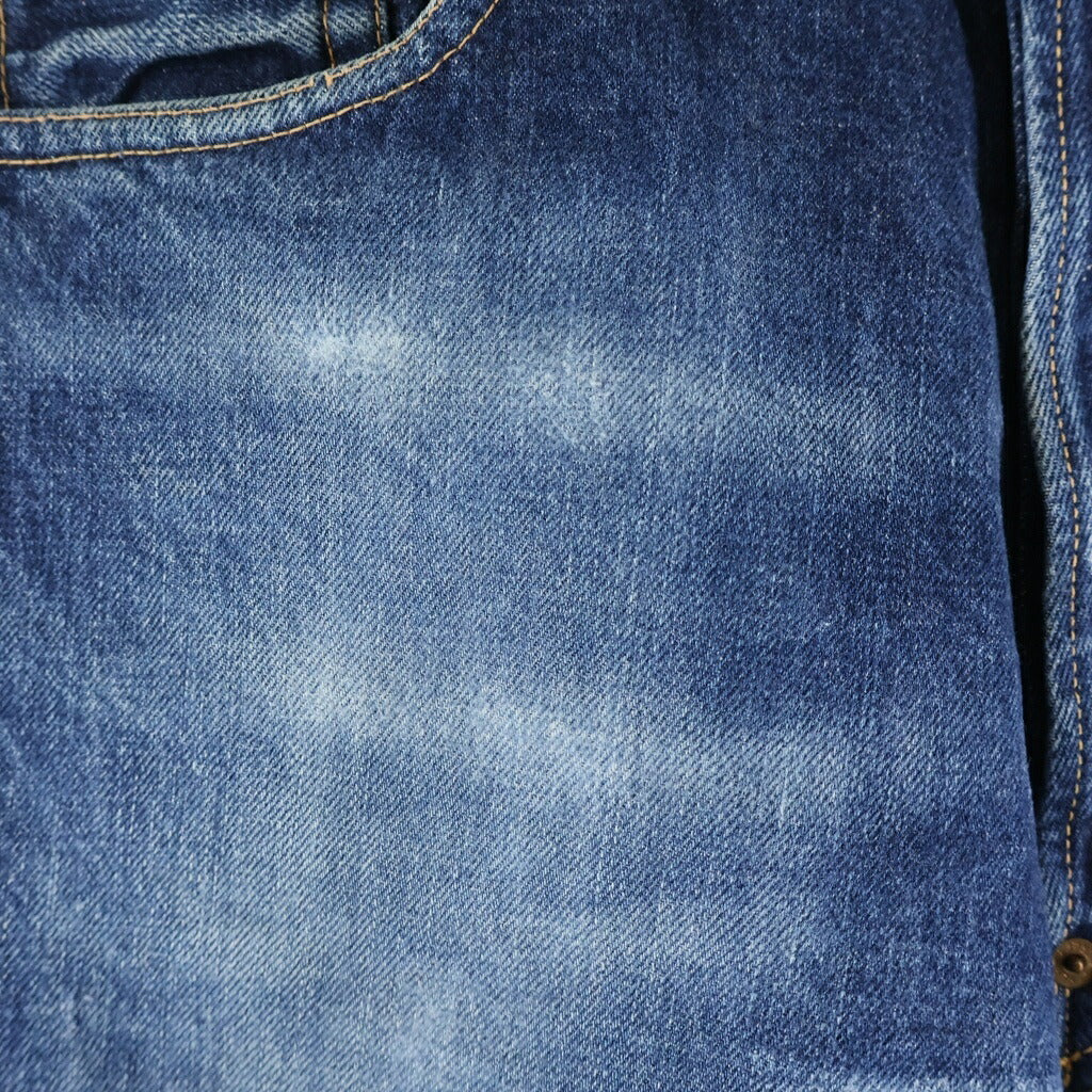 EVISU(エビス) 90S VINTAGE No.2 STYLE CRAFT EVIS JEANS 2504XX シンチバック付き ストレート デニムパンツ インディゴ