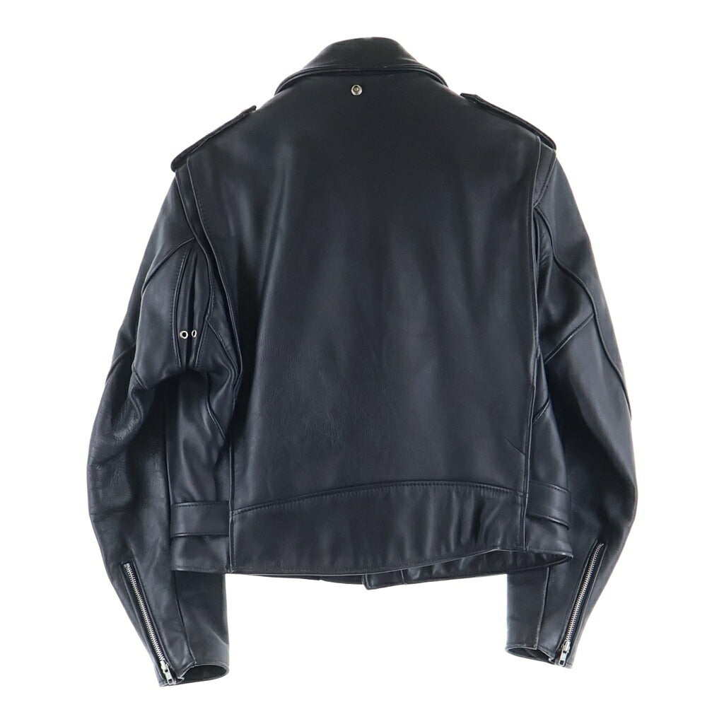 SCHOTT(ショット) 618 PERFECTO バイカータグ後期 ジップアップ ダブルライダースジャケット ブラック