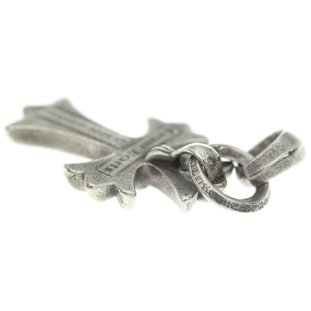 CHROME HEARTS(クロムハーツ) CH CRS SML W/BALE Wベイル スモールCHクロス ペンダントトップ シルバー BCA218