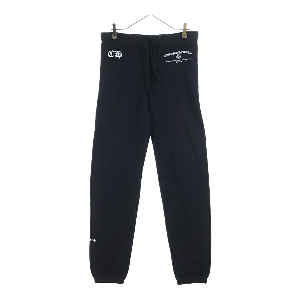 CHROME HEARTS(クロムハーツ) SWEAT PANTS CHプラスロゴプリント スウェットパンツ ブラック