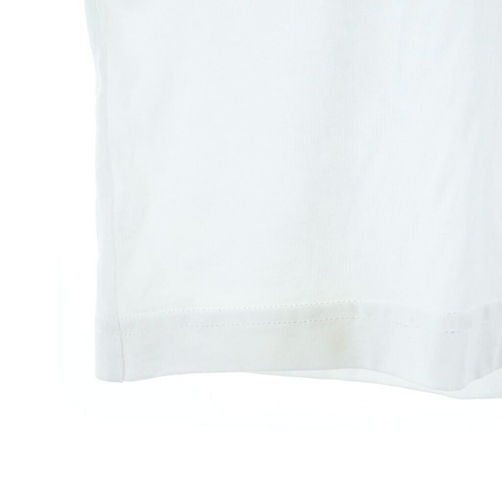 VETEMENTS(ヴェトモン) バーコード プリント クルーネック 半袖Tシャツ カットソー ホワイト VL14TR180B