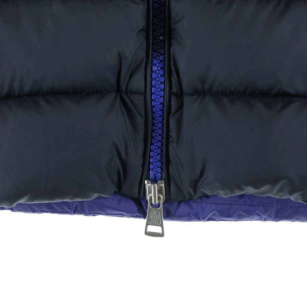 MONCLER(モンクレール) 15AW THOULE GIUBBOTTO トゥール フーデッド ジップアップ ナイロン ダウンジャケット ブラック/ブルー A20914189949 53334