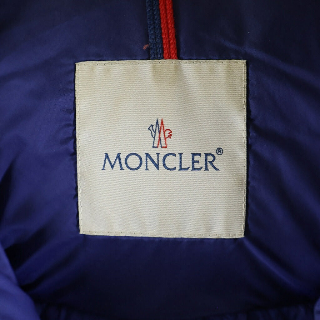 MONCLER(モンクレール) 15AW THOULE GIUBBOTTO トゥール フーデッド ジップアップ ナイロン ダウンジャケット ブラック/ブルー A20914189949 53334