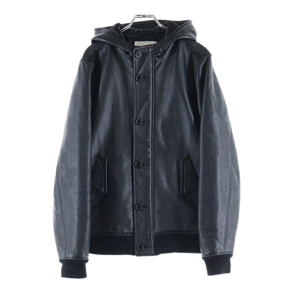 SUPREME(シュプリーム) 09AW Cold Weather Bomber コールド ウェザー ボンバー レザー ジャケット ブラック