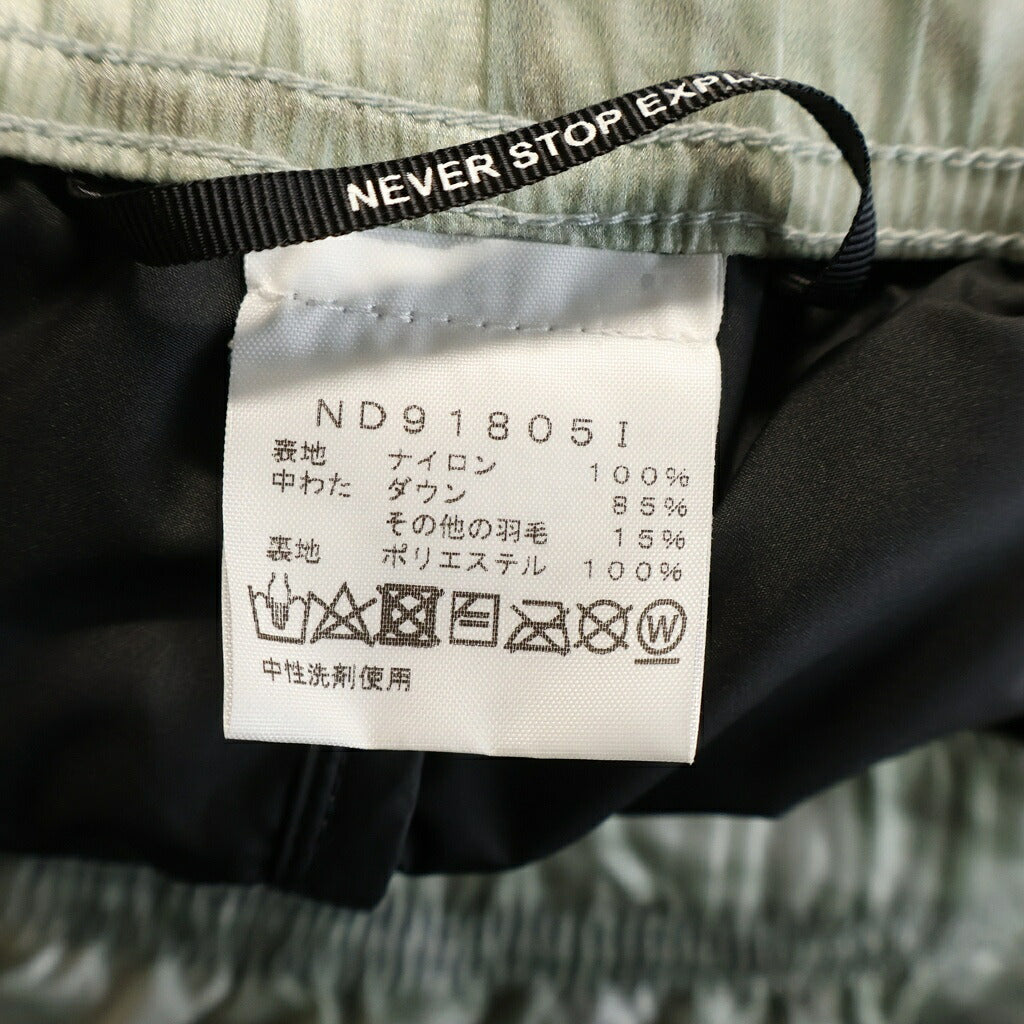 SUPREME(シュプリーム) 19AW ×THE NORTH FACE Paper Print Nuptse Pants ザ ノースフェイス ペーパープリント ヌプシパンツ グレー ND91805I