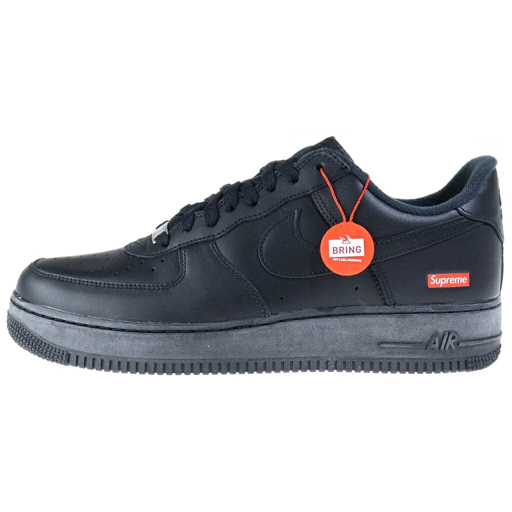 SUPREME(シュプリーム) ×SUPREME AIR FORCE LOW シュプリーム エアフォース 1 ローカットスニーカー ブラック US10/28cm CU9225-001