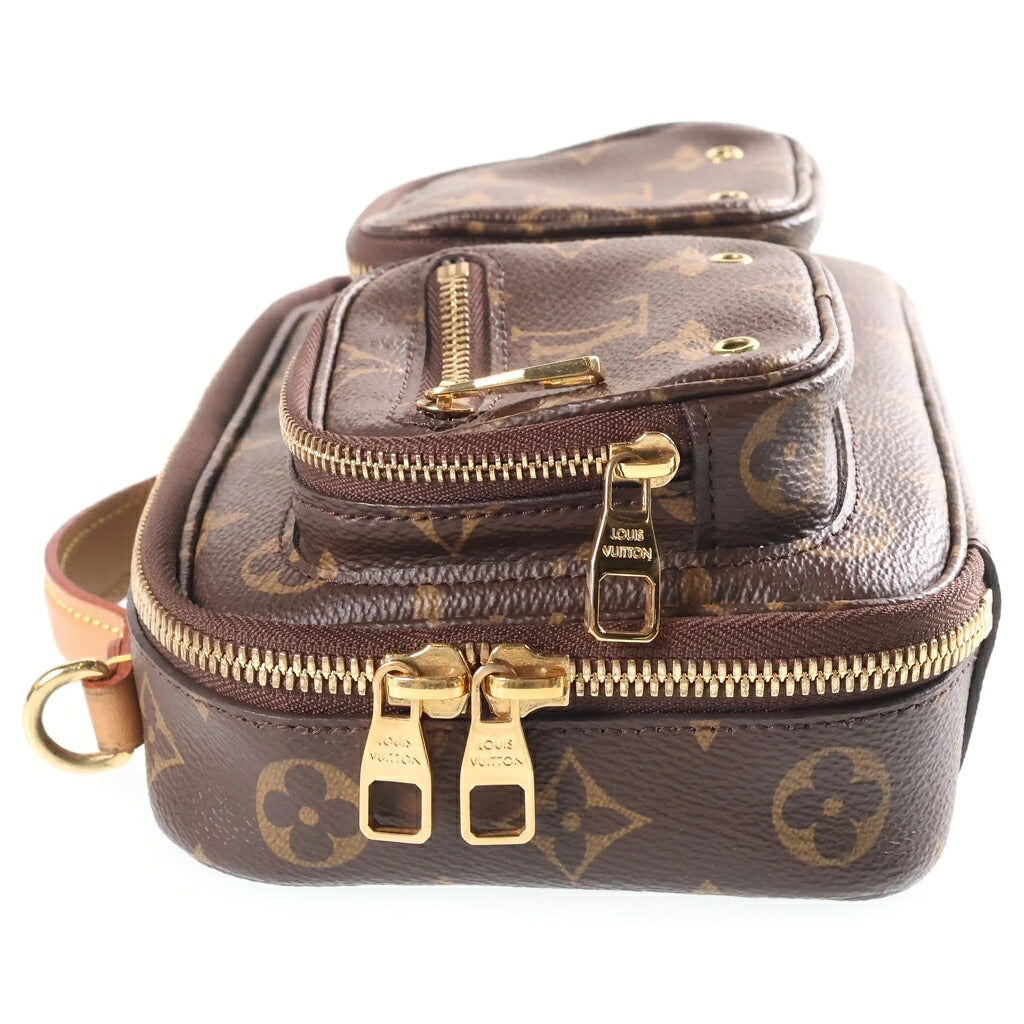LOUIS VUITTON(ルイヴィトン) モノグラム ユーティリティ ボディバッグ ウエストバッグ PVC×レザー ブラウン M80446 ICタイプ