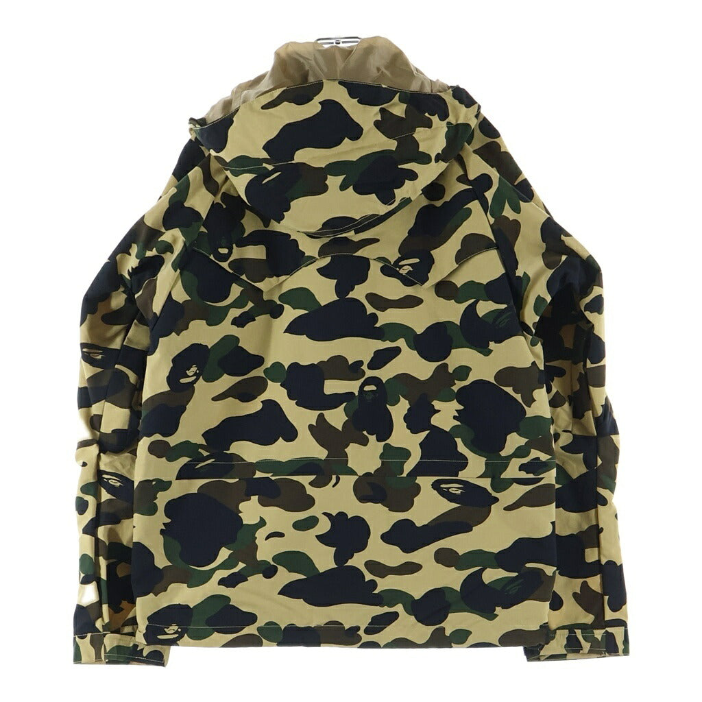 A BATHING APE(アベイシングエイプ) 1ST CAMO SNOWBOARD JACKET 1stイエローカモ スノーボードジャケット マウンテンパーカー イエロー/グリーン/ブラック