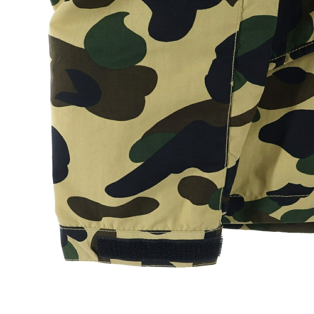 A BATHING APE(アベイシングエイプ) 1ST CAMO SNOWBOARD JACKET 1stイエローカモ スノーボードジャケット マウンテンパーカー イエロー/グリーン/ブラック