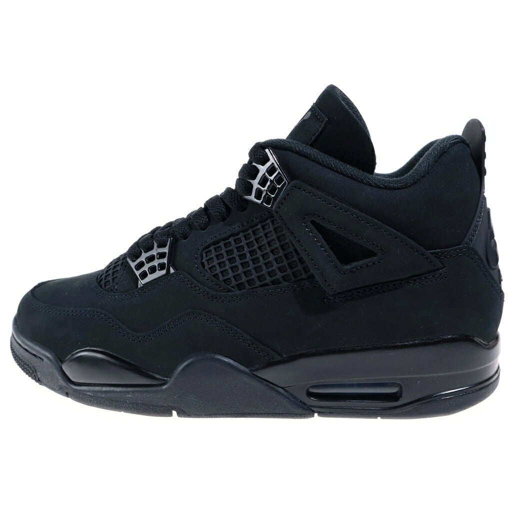 NIKE(ナイキ) AIR JORDAN 4 BLACK CAT エアジョーダン4 ブラックキャット ハイカットスニーカー ブラック US8.5/26.5cm FV5029-010