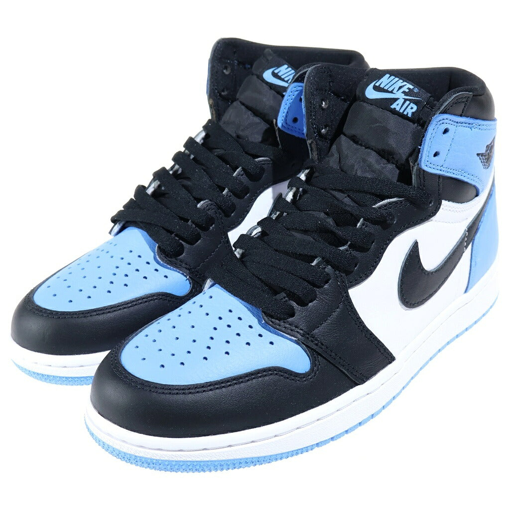 NIKE(ナイキ) AIR JORDAN 1 RETRO HIGH OG エアジョーダン1 レトロ ハイカットスニーカー ホワイト/ブルー US8.5/26.5cm DZ5485-400