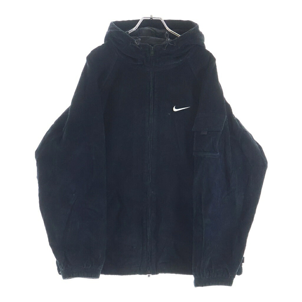 SUPREME(シュプリーム) 22SS ×NIKE Arc Corduroy Hooded Jacket ナイキ アーチロゴ コーデュロイ フーデッド ジャケット ブラック DM1772-010
