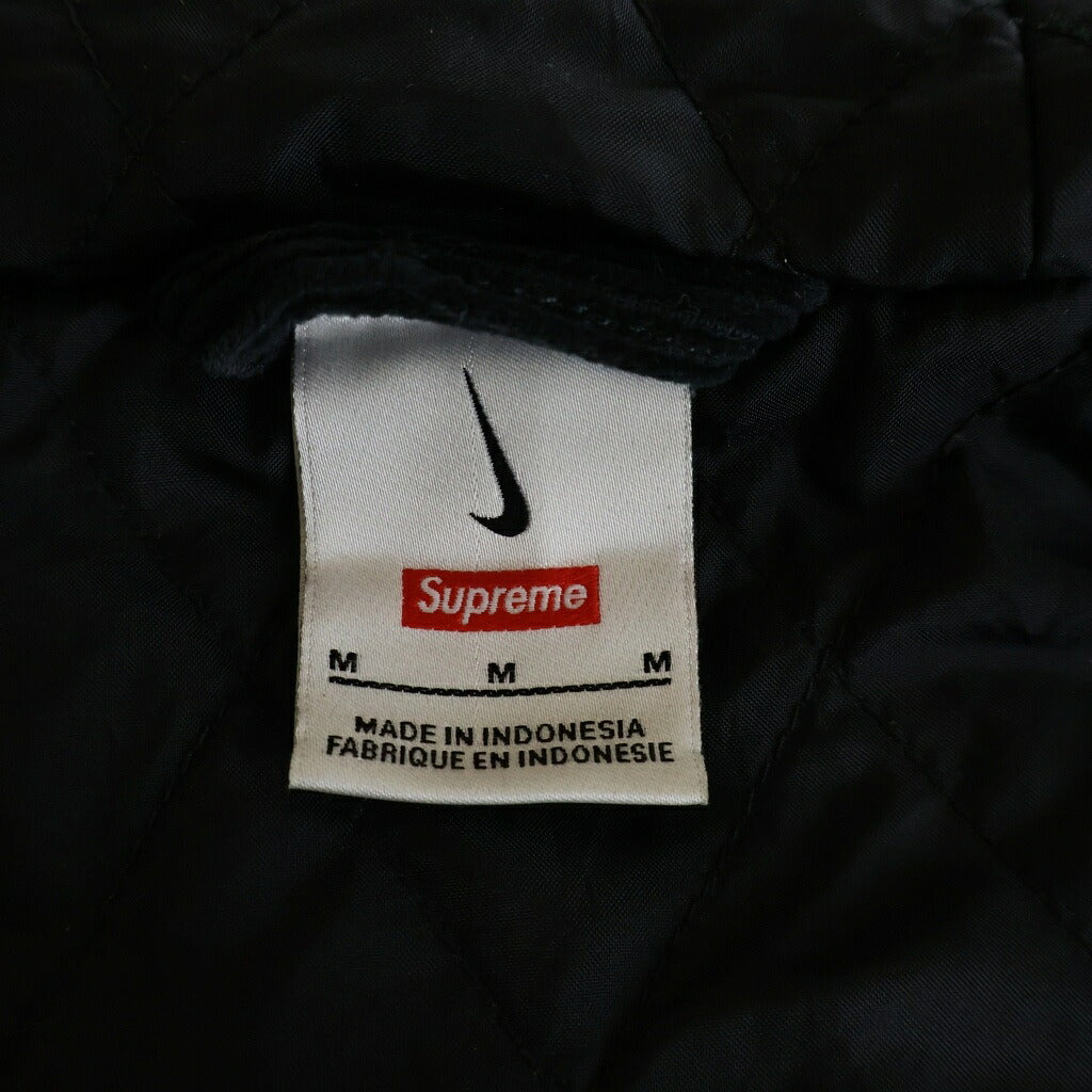 SUPREME(シュプリーム) 22SS ×NIKE Arc Corduroy Hooded Jacket ナイキ アーチロゴ コーデュロイ フーデッド ジャケット ブラック DM1772-010