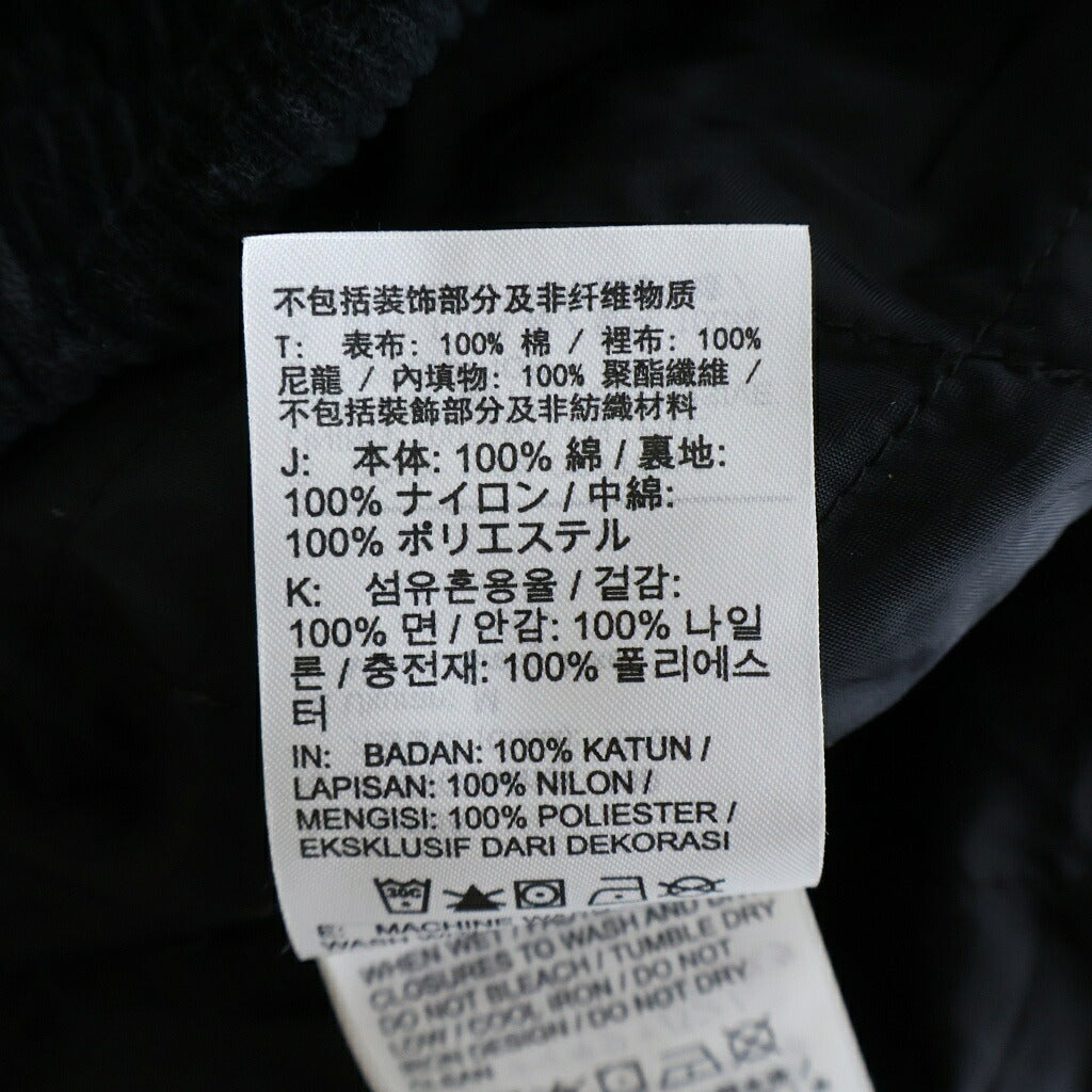 SUPREME(シュプリーム) 22SS ×NIKE Arc Corduroy Hooded Jacket ナイキ アーチロゴ コーデュロイ フーデッド ジャケット ブラック DM1772-010