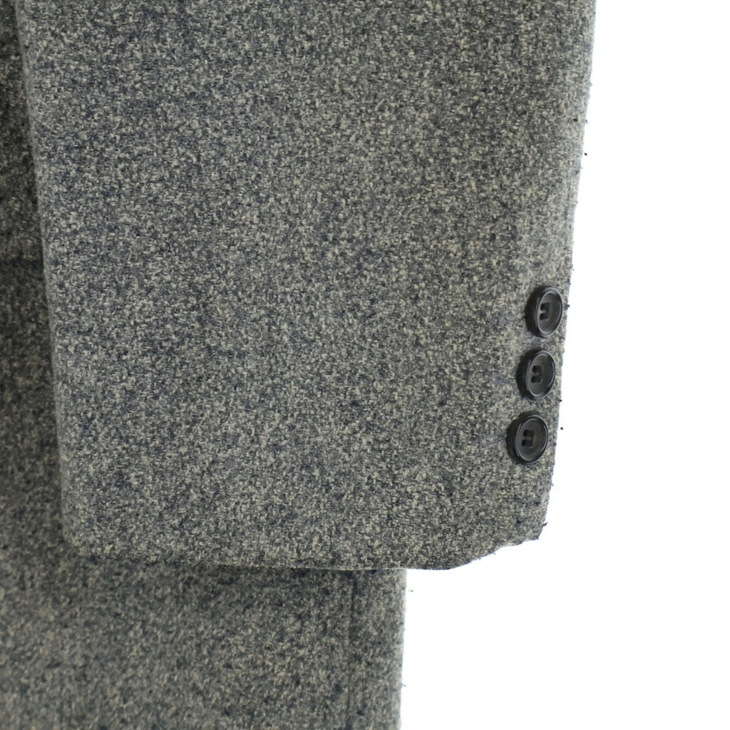 COMME des GARCONS HOMME PLUS(コムデギャルソンオムプリュス) 93AW 脱色期 縮絨ウールマオカラー4Bジャケット グレー PJ-04046M AD1993