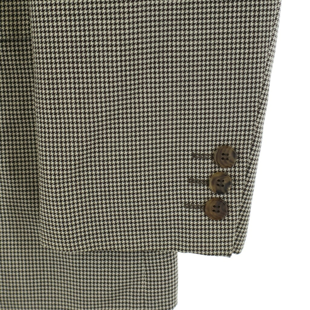 COMME des GARCONS HOMME PLUS(コムデギャルソンオムプリュス) 01AW サイケデリック期 千鳥格子 3B ツイード テーラードジャケット/スラックス ロングパンツ セットアップスーツ グレー PC-J010/PC-P006 AD2001