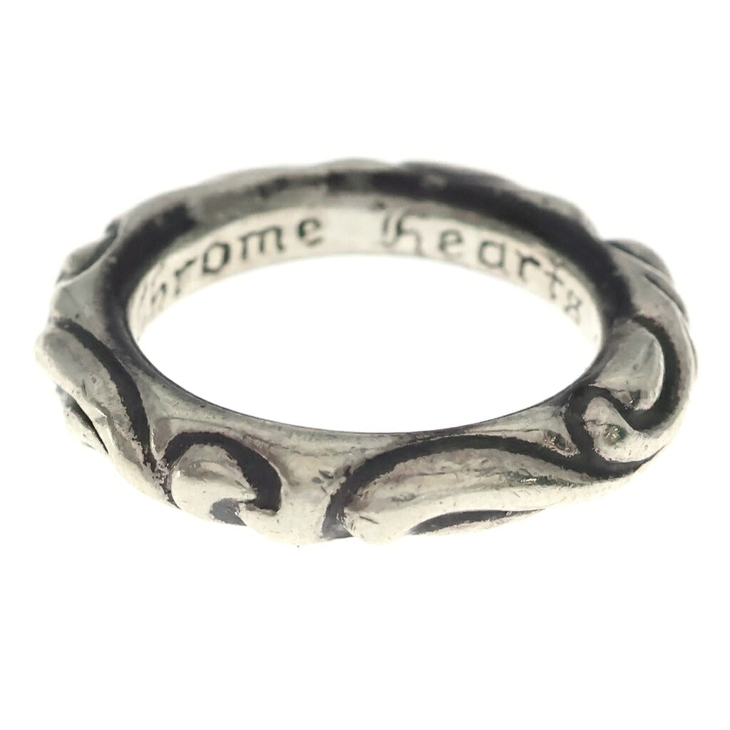 CHROME HEARTS(クロムハーツ) SCRL BAND スクロールバンド リング シルバー BCA351