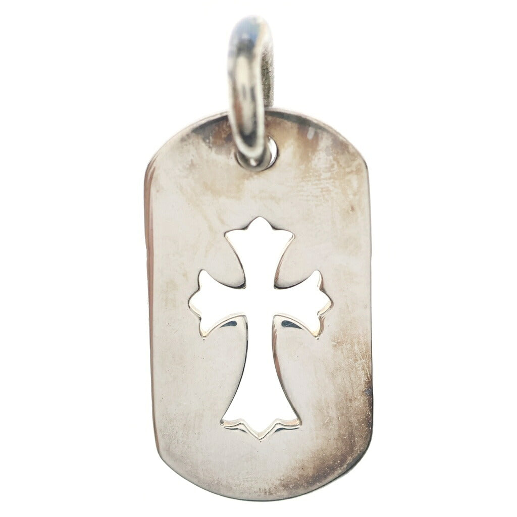 CHROME HEARTS(クロムハーツ) D TAG SML CO CRS カットアウトクロスドッグタグ スモール ペンダントトップ シルバー BCA242
