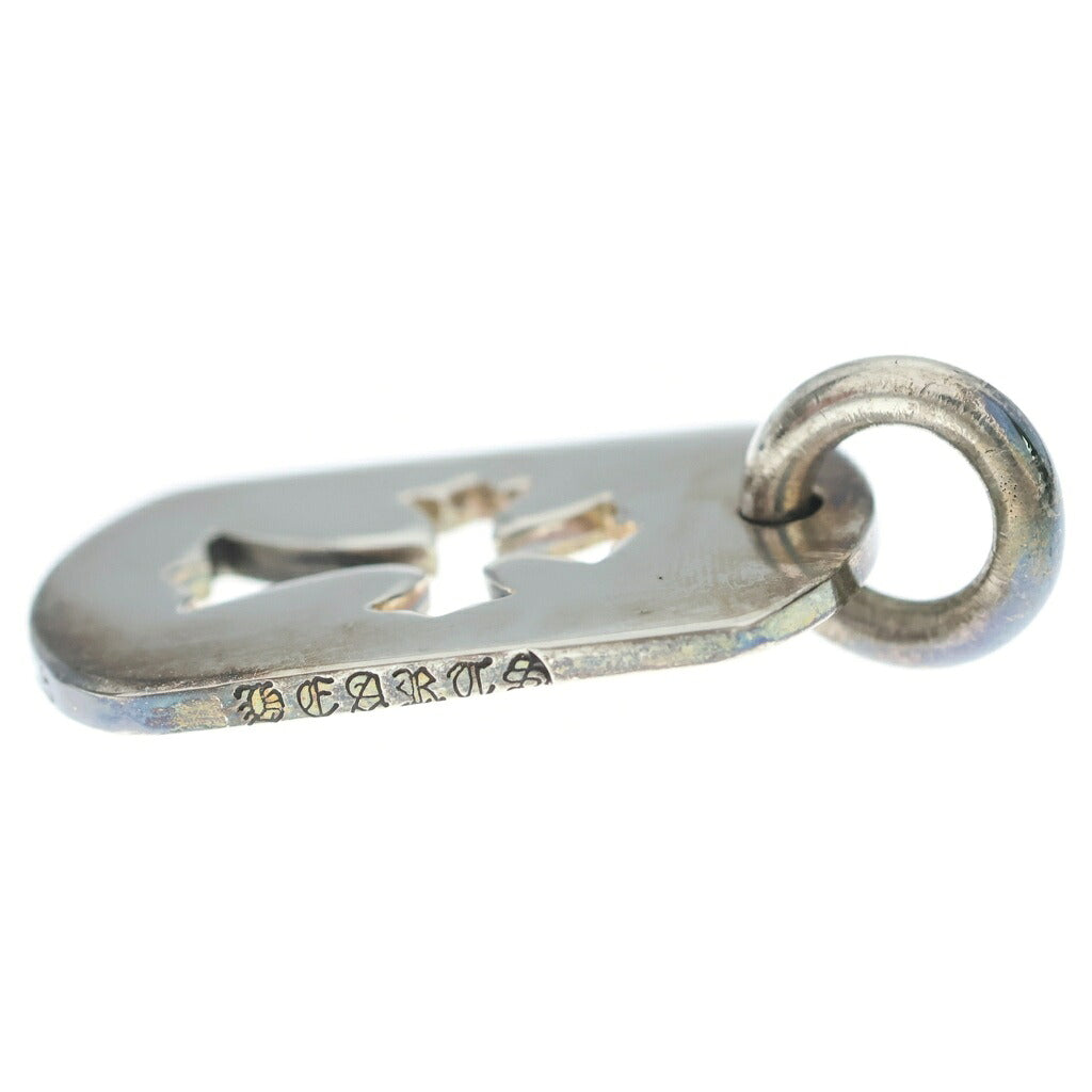 CHROME HEARTS(クロムハーツ) D TAG SML CO CRS カットアウトクロスドッグタグ スモール ペンダントトップ シルバー BCA242