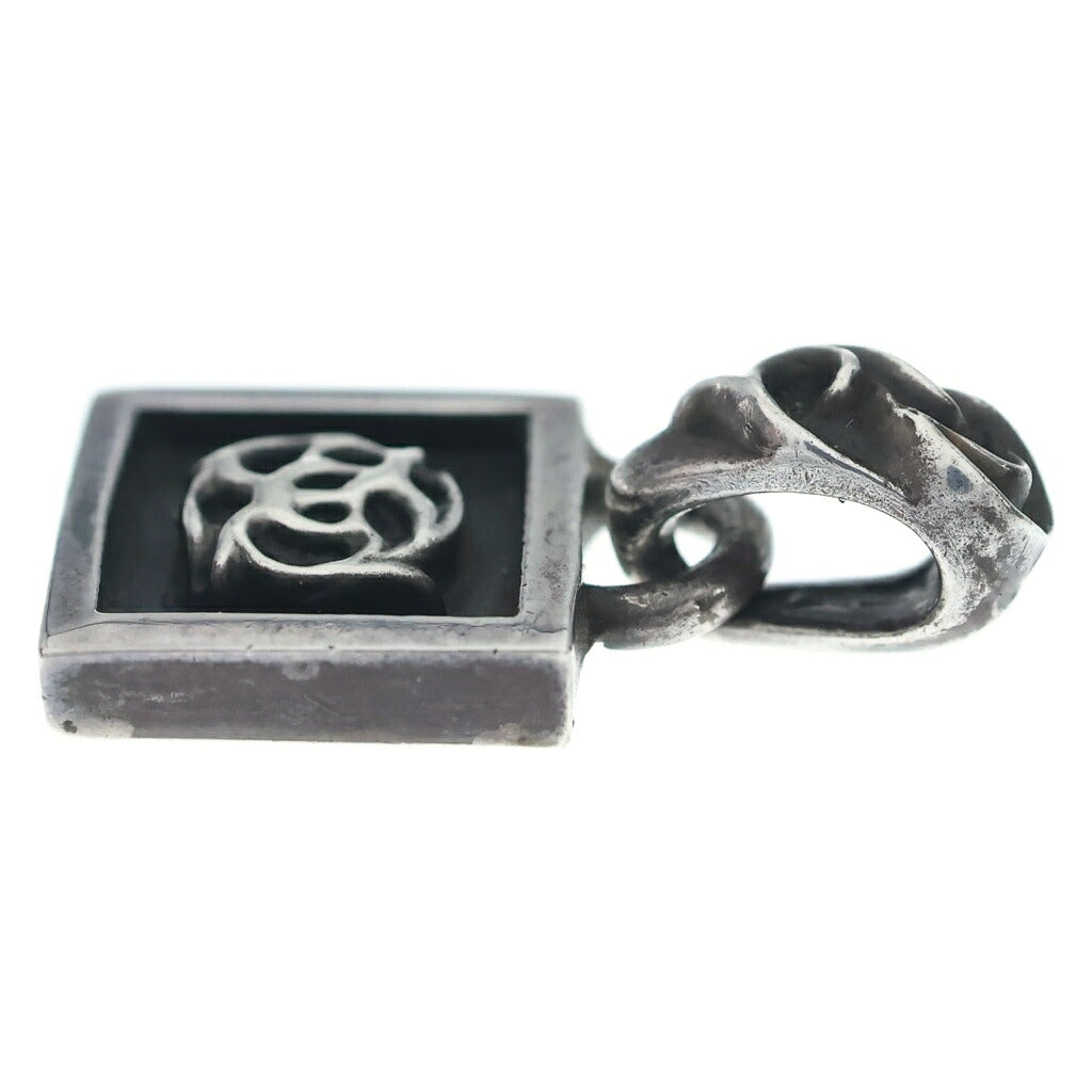 CHROME HEARTS(クロムハーツ) FRAMED FLRL フレームド フローラル ネックレス ペンダントトップ シルバー