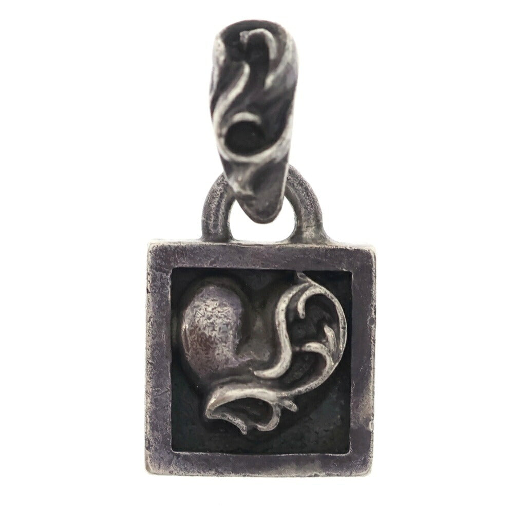 CHROME HEARTS(クロムハーツ) FRAMED HEART フレームドハート チャーム ペンダントトップ シルバー BCA273