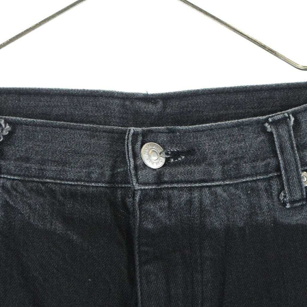 WILDSIDE YOHJI YAMAMOTO(ワイルドサイド ヨウジ ヤマモト) 24AW ×NOMA t.d GRADATION DENIM PANTS ×ノーマティーディー グラデーション デニムパンツ ブラック N38-YDE02