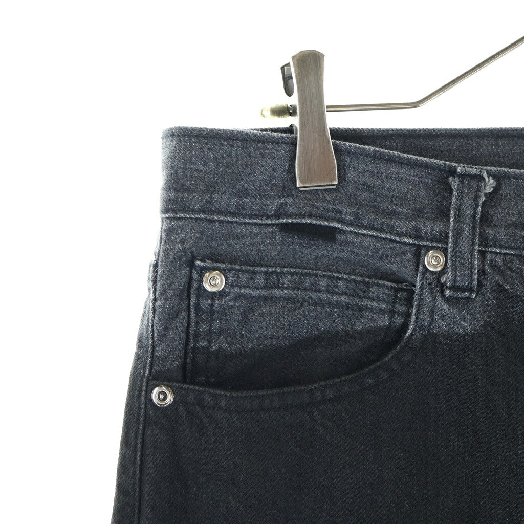 WILDSIDE YOHJI YAMAMOTO(ワイルドサイド ヨウジ ヤマモト) 24AW ×NOMA t.d GRADATION DENIM PANTS ×ノーマティーディー グラデーション デニムパンツ ブラック N38-YDE02