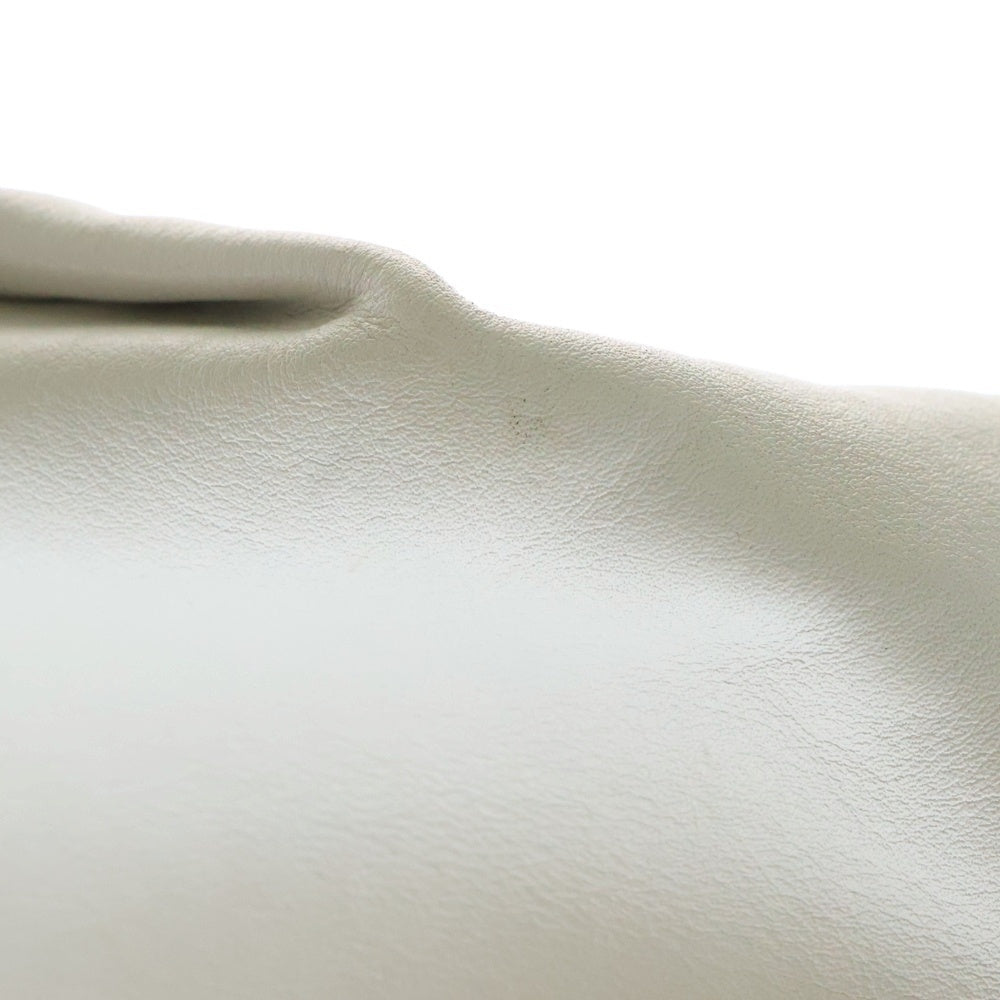 BOTTEGA VENETA(ボッテガヴェネタ) ダブルノット カーフレザー ハンドバッグ ホワイト