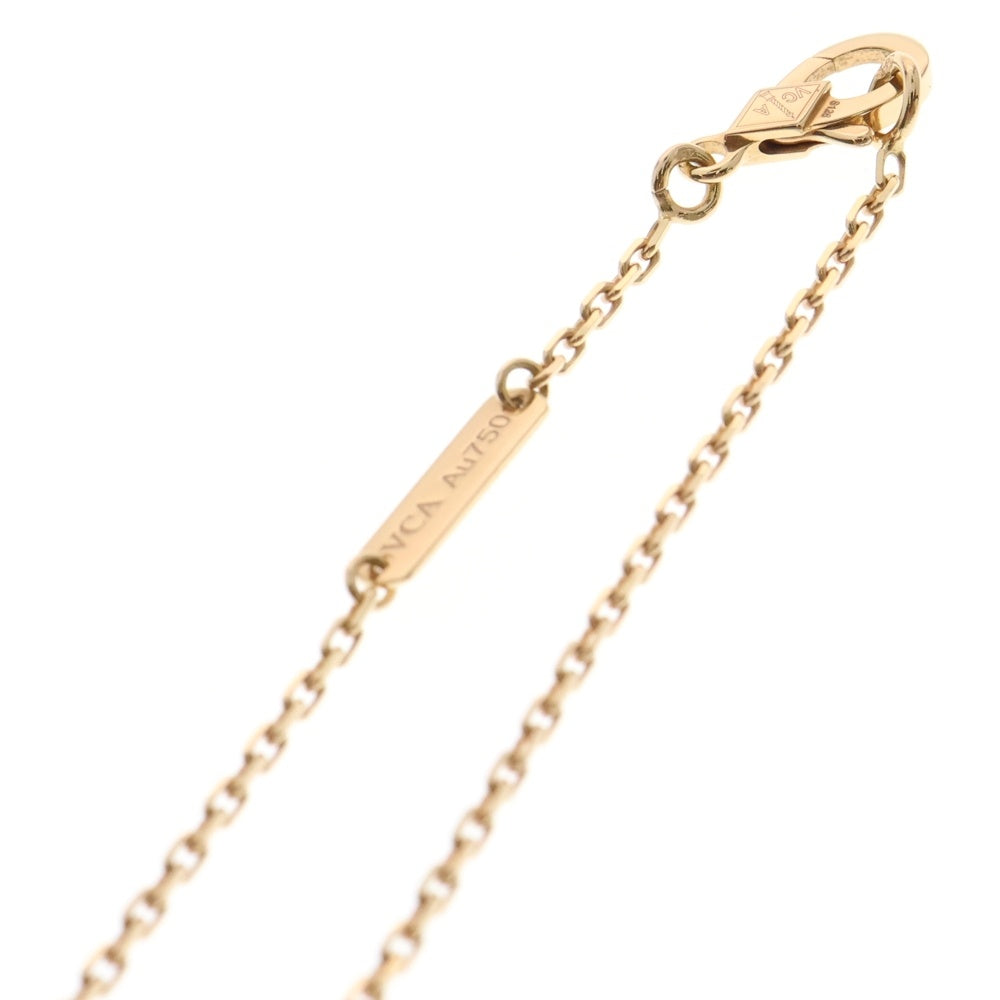 Van Cleef & Arpels(ヴァンクリーフアンドアーペル) ヴィンテージアルハンブラ ローズナイト 1PD ダイヤモンド ネックレス 2021年ホリデー限定 K18PG ピンクゴールド VCARP7TD00 ジュエリー アクセサリー