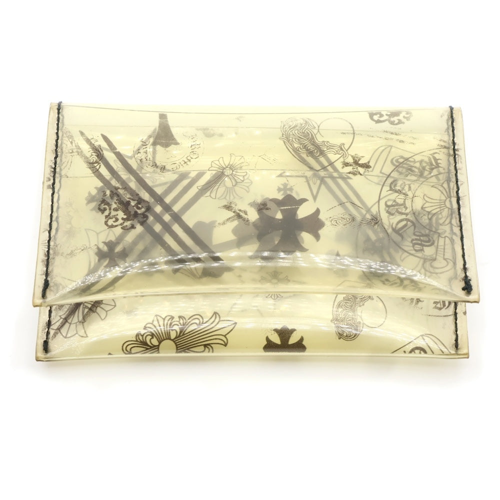 CHROME HEARTS(クロムハーツ) Patch Card Case PVC クリア マルチカードケース 名刺入れ ブラック