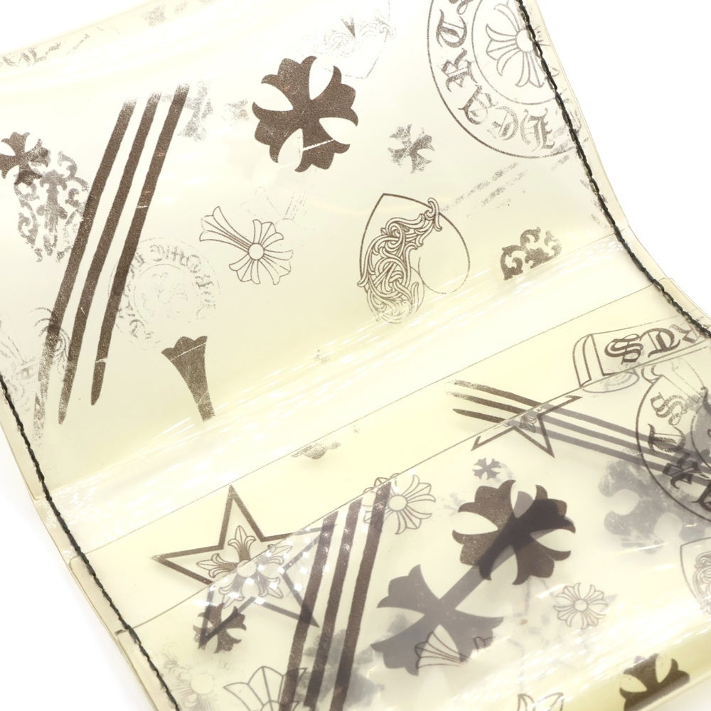 CHROME HEARTS(クロムハーツ) Patch Card Case PVC クリア マルチカードケース 名刺入れ ブラック