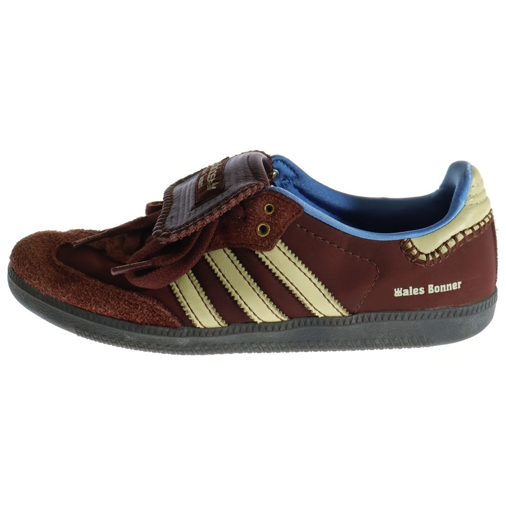 adidas Originals(アディダスオリジナルス) ×Wales Bonner Samba Nylon Low ウェールズボナー サンバ ナイロン ローカットスニーカー バーガンディ US7.5/25.5cm IE0579