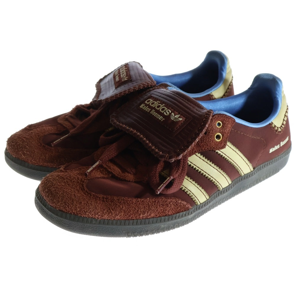 adidas Originals(アディダスオリジナルス) ×Wales Bonner Samba Nylon Low ウェールズボナー サンバ ナイロン ローカットスニーカー バーガンディ US7.5/25.5cm IE0579