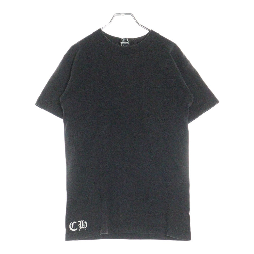 CHROME HEARTS(クロムハーツ) OLD Scroll Label オールド バックスクロールラベル クルーネック 半袖Tシャツ カットソー ブラック