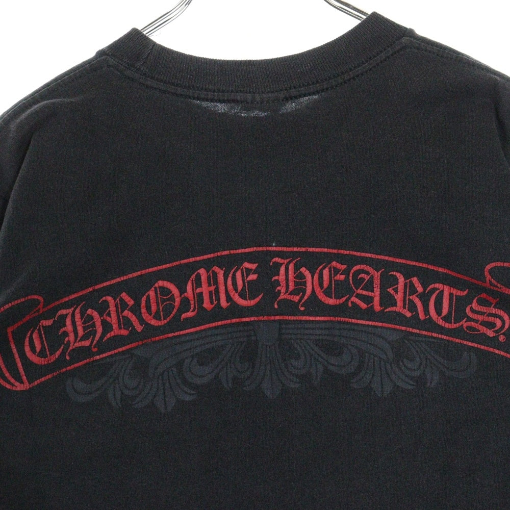 CHROME HEARTS(クロムハーツ) OLD Scroll Label オールド バックスクロールラベル クルーネック 半袖Tシャツ カットソー ブラック