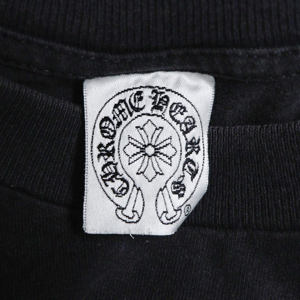 CHROME HEARTS(クロムハーツ) OLD Scroll Label オールド バックスクロールラベル クルーネック 半袖Tシャツ カットソー ブラック