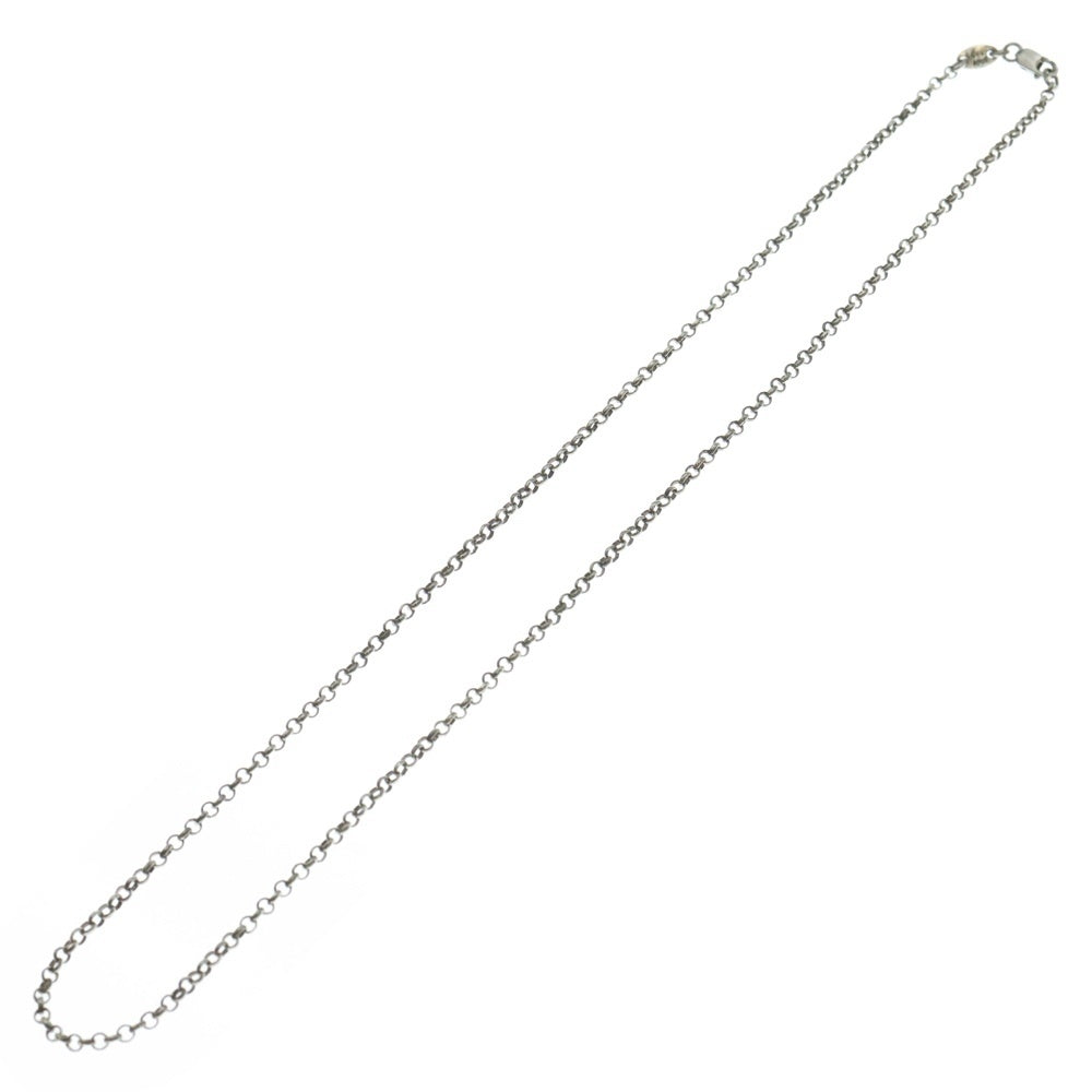 CHROME HEARTS(クロムハーツ) NECKCHAIN R18 ロールチェーンネックレス 18inch シルバー BCA083