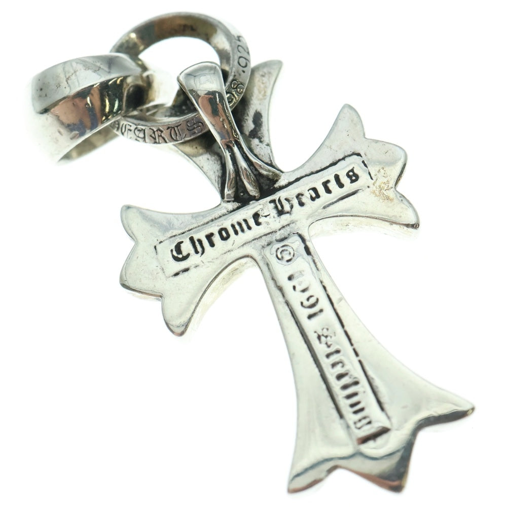 CHROME HEARTS(クロムハーツ) CH CRS SML W/BALE Wベイル スモールCHクロス ペンダントトップ シルバー BCA218