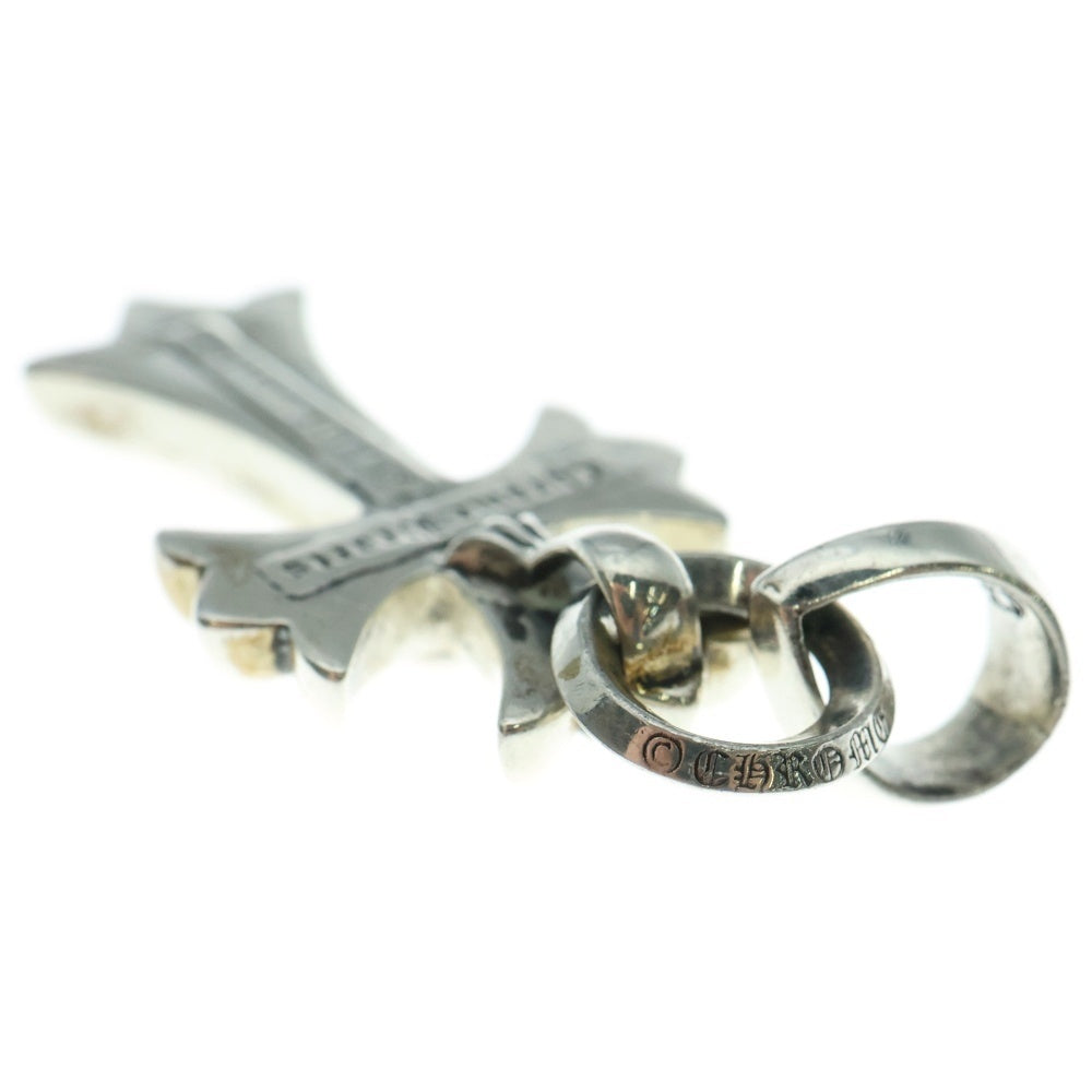 CHROME HEARTS(クロムハーツ) CH CRS SML W/BALE Wベイル スモールCHクロス ペンダントトップ シルバー BCA218