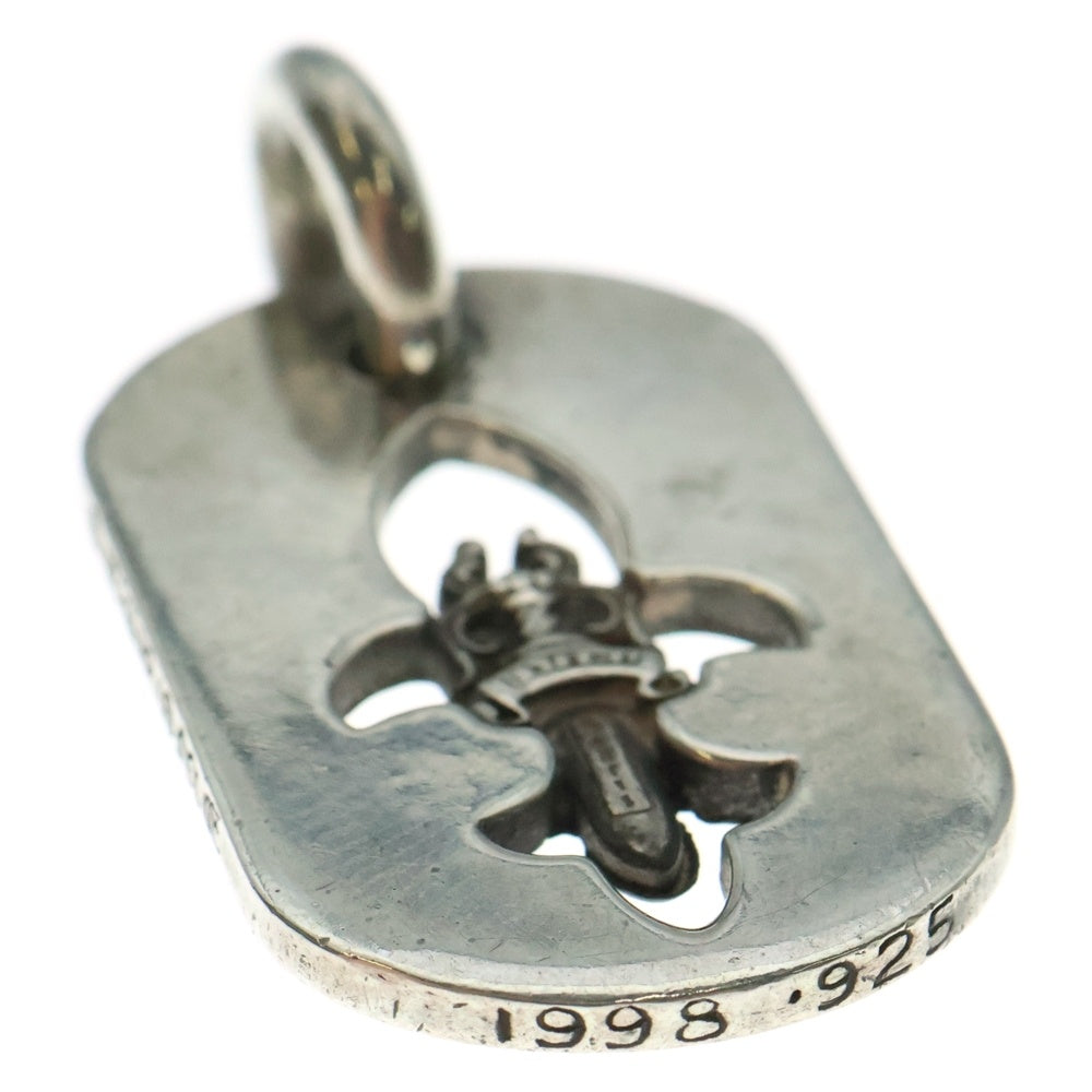 CHROME HEARTS(クロムハーツ) D TAG SML FLE DAG フレアダガードッグタグ スモールドッグタグ ネックレストップ シルバー