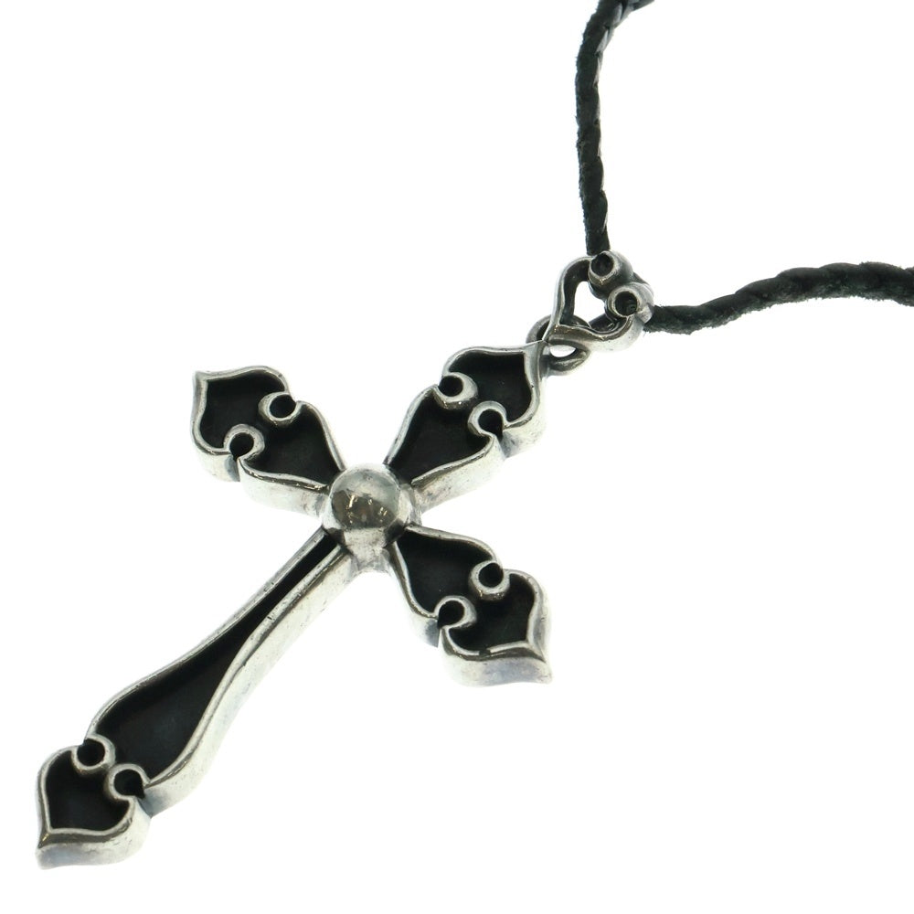 CHROME HEARTS(クロムハーツ) LRG SPADE CROSS ラージスペードクロス ペンダントトップ レザーブレイド ネックレストップ シルバー
