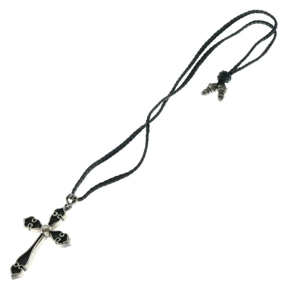 CHROME HEARTS(クロムハーツ) LRG SPADE CROSS ラージスペードクロス ペンダントトップ レザーブレイド ネックレストップ シルバー