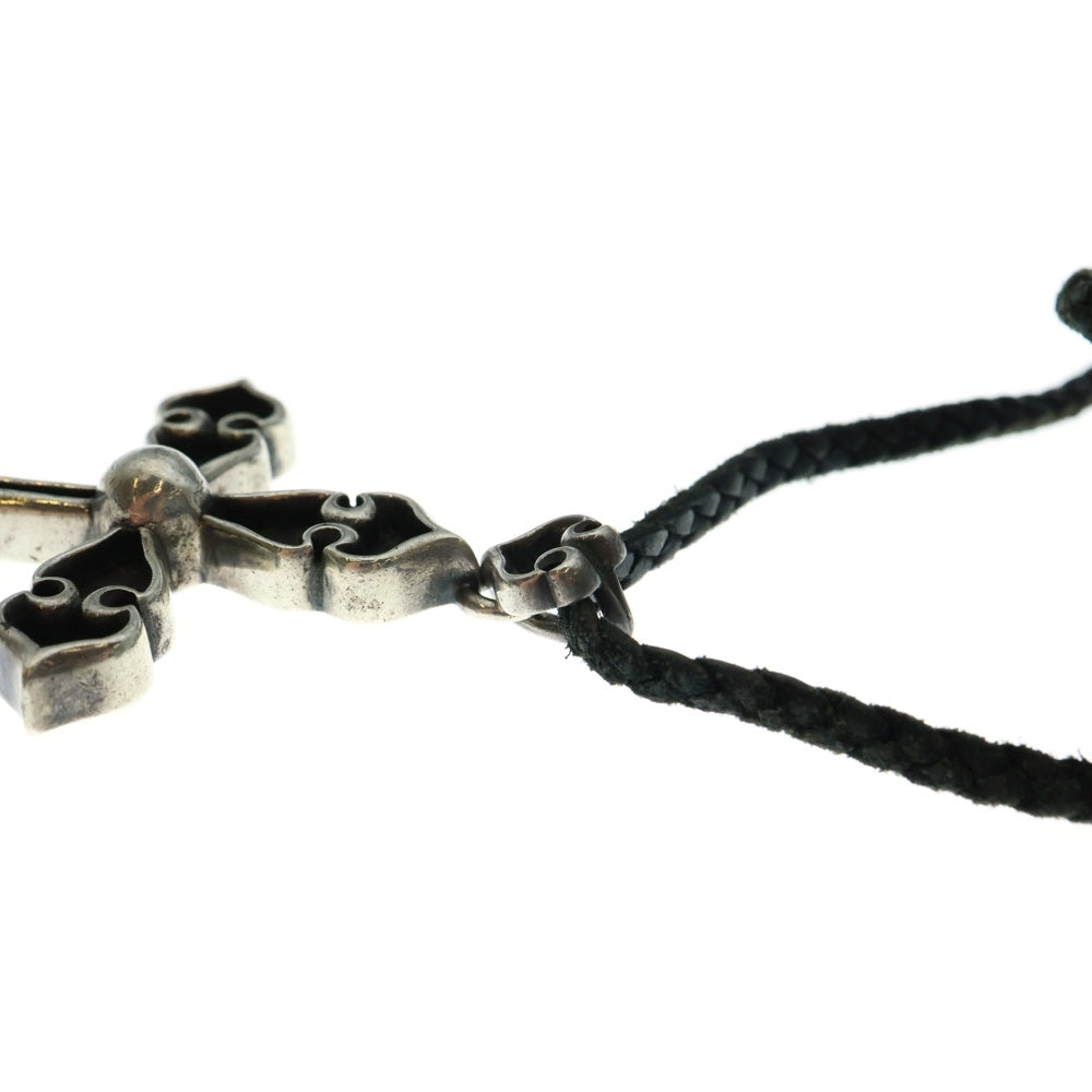 CHROME HEARTS(クロムハーツ) LRG SPADE CROSS ラージスペードクロス ペンダントトップ レザーブレイド ネックレストップ シルバー