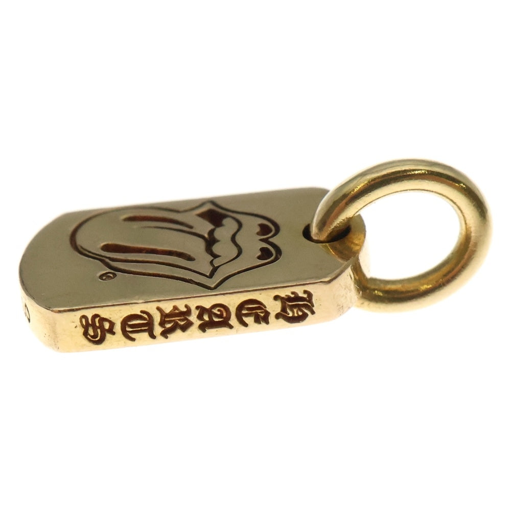 CHROME HEARTS(クロムハーツ) 22K TINY LIPS & TONGUE DOGTAG タイニードッグタグ リップアンドタン ゴールド
