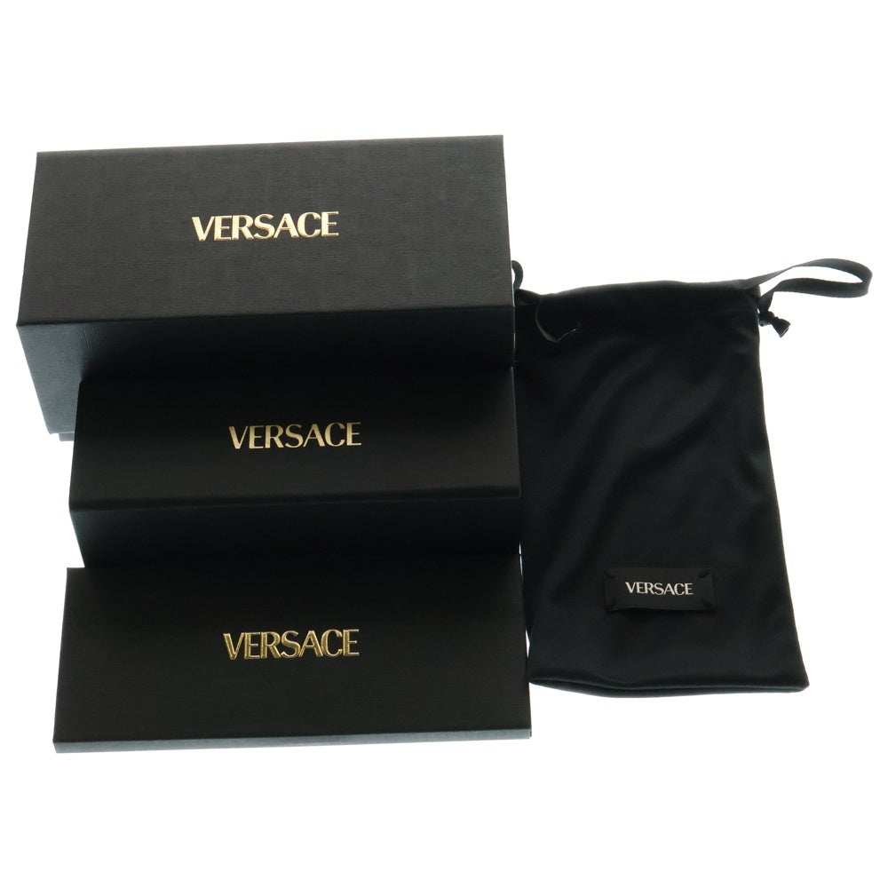 VERSACE(ヴェルサーチ) メデューサロゴ スクエア サングラス アイウェア メガネ 眼鏡 ブラック MOD.4361
