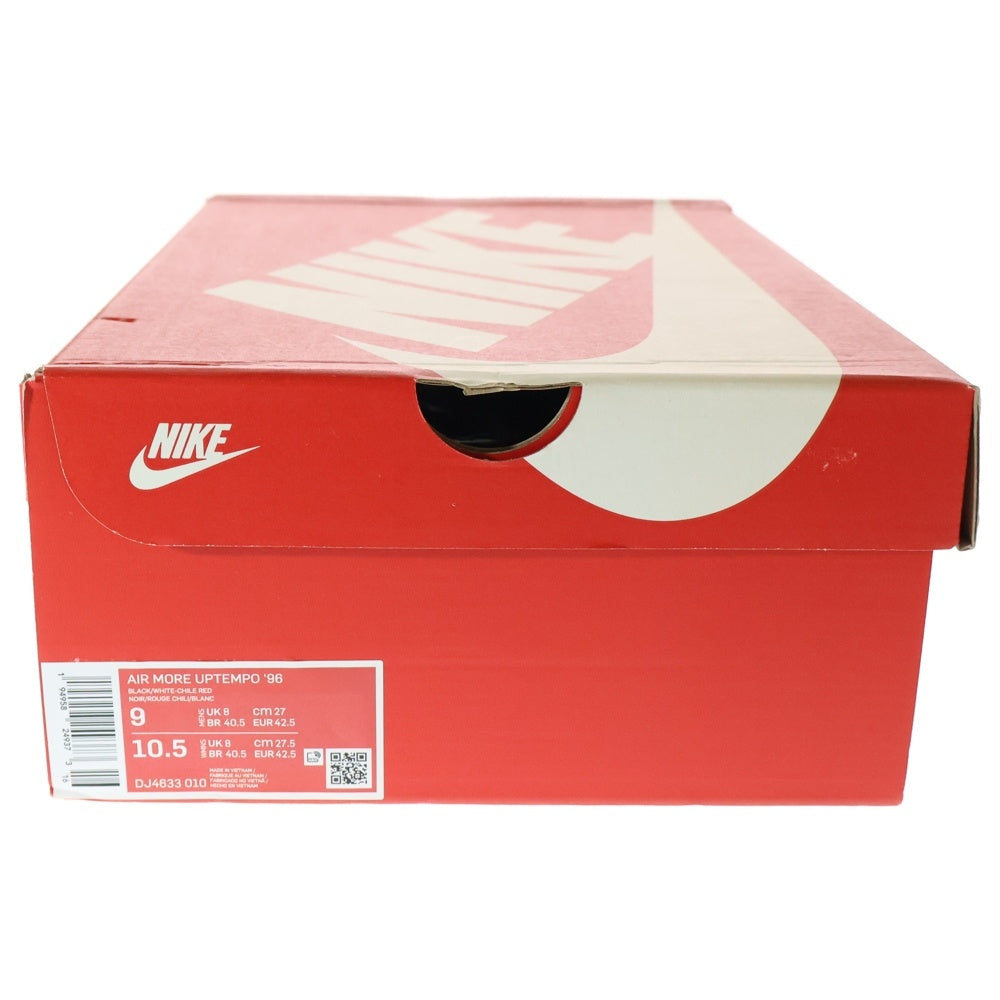 NIKE(ナイキ) AIR MORE UPTEMPO 96 Made You Look エア モア アップテンポ 96 メイドユールック ハイカットスニーカー ブラック US9/27.0cm DJ4633-010 DJ4633-010