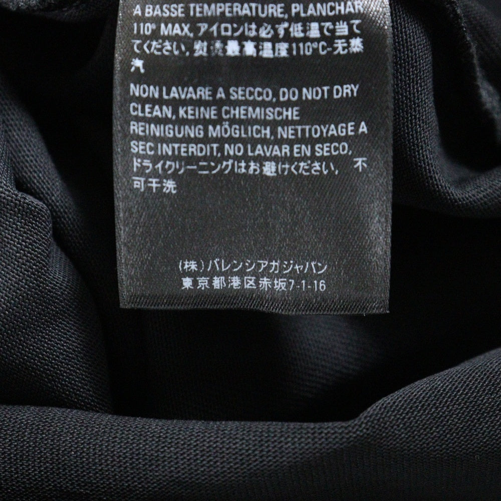 BALENCIAGA(バレンシアガ) PARISロゴプリント 半袖Tシャツ カットソー 594579 ブラック
