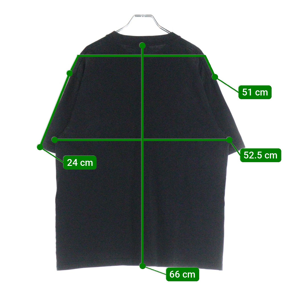BALENCIAGA(バレンシアガ) PARISロゴプリント 半袖Tシャツ カットソー 594579 ブラック